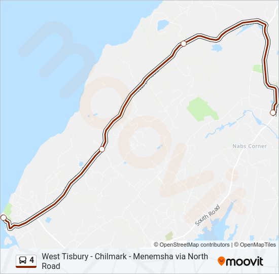 4 Bus Line Map