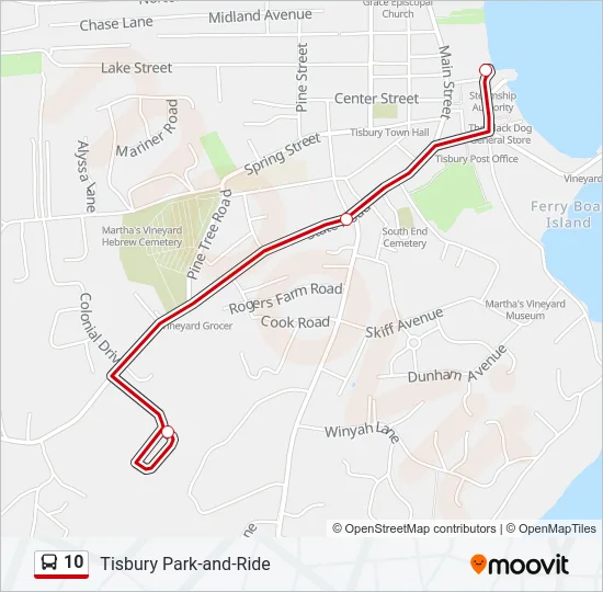 10 Bus Line Map