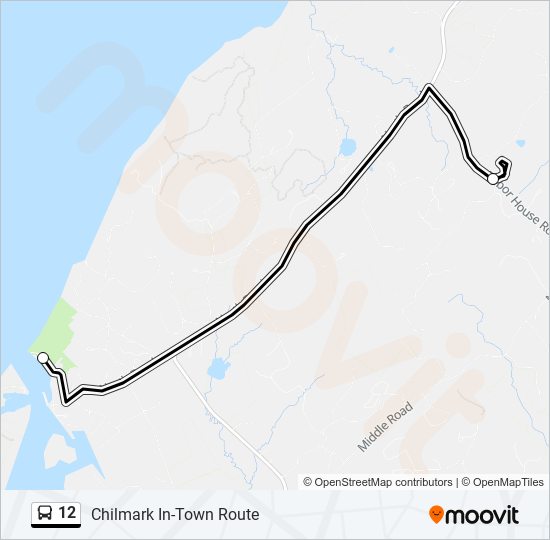 12 bus Line Map