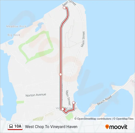10A Bus Line Map