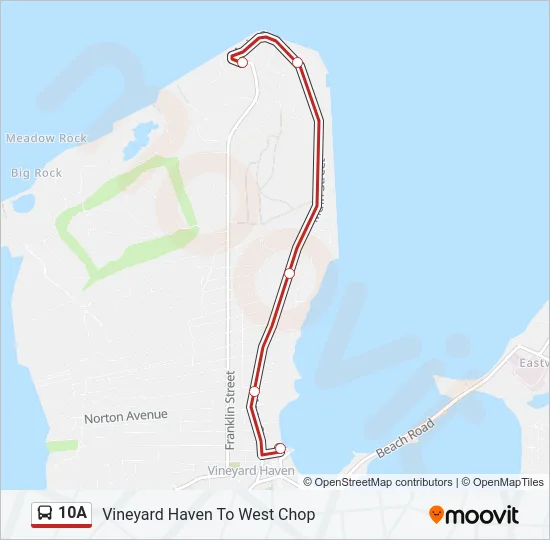10A Bus Line Map