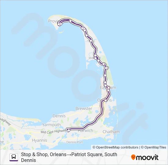 FLEX Bus Line Map