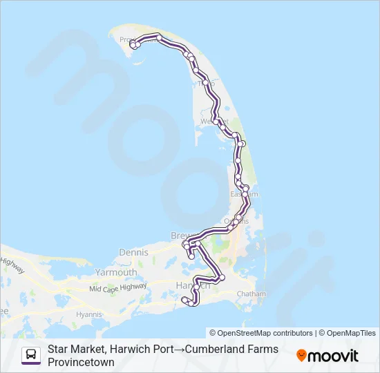 FLEX Bus Line Map