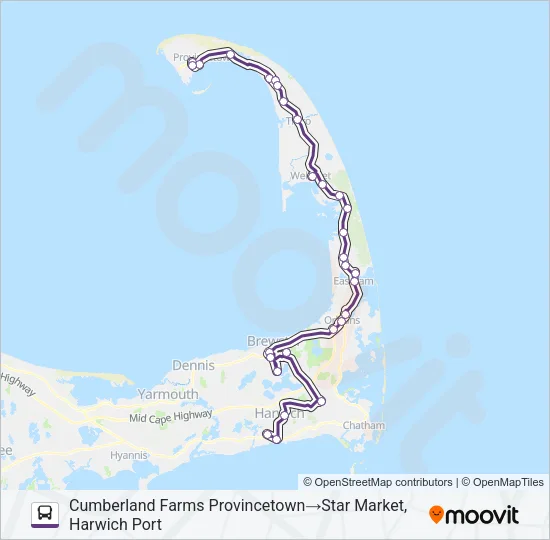 FLEX Bus Line Map