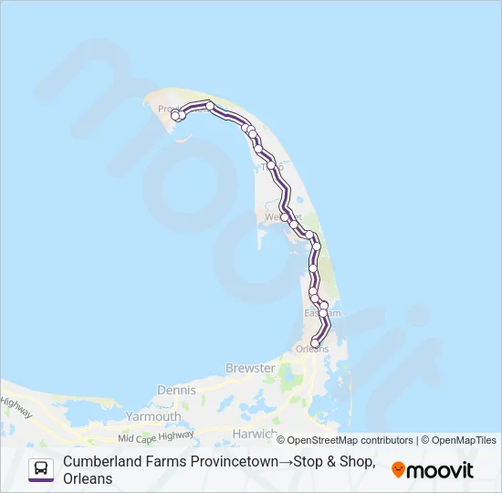 FLEX Bus Line Map