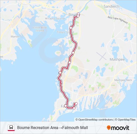 CAPEFLYER CONNECTION Bus Line Map