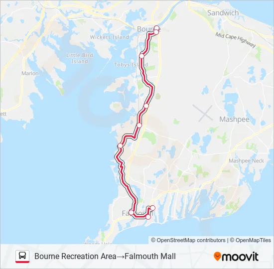 CAPEFLYER CONNECTION Bus Line Map