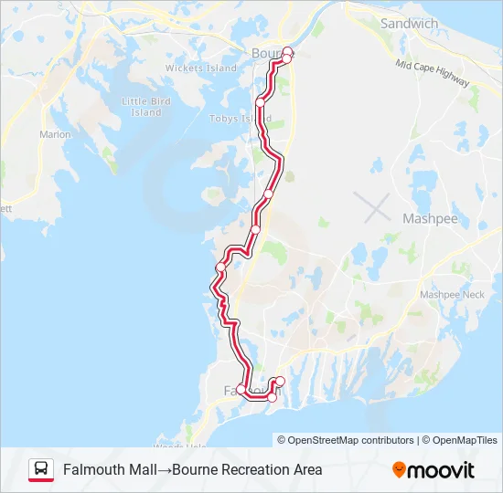 CAPEFLYER CONNECTION Bus Line Map