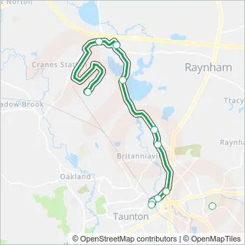6 Bus Line Map