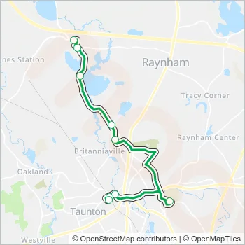6 Bus Line Map
