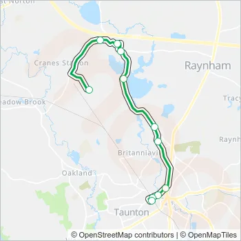 6 Bus Line Map