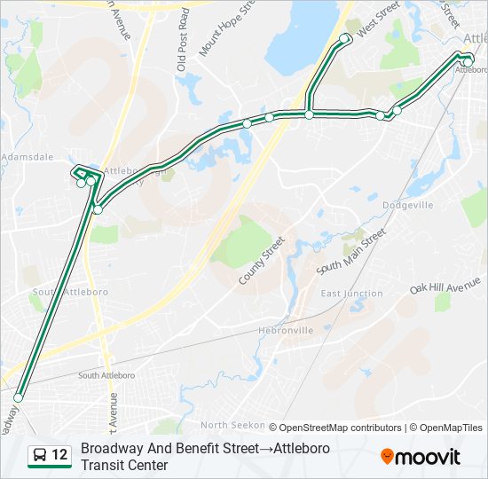 12 bus Line Map