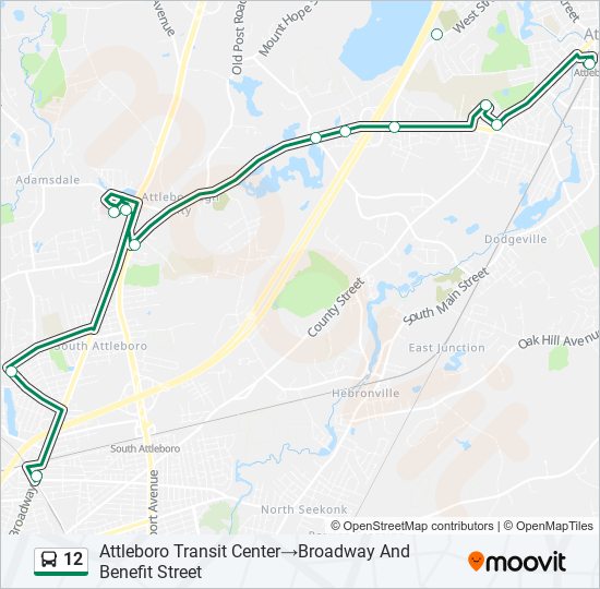 12 bus Line Map