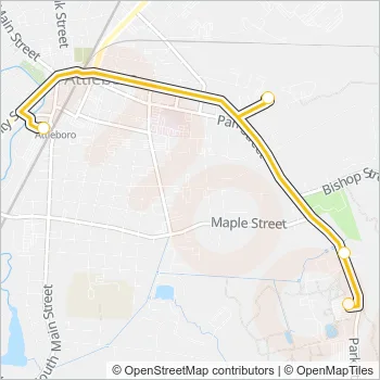 15 Bus Line Map