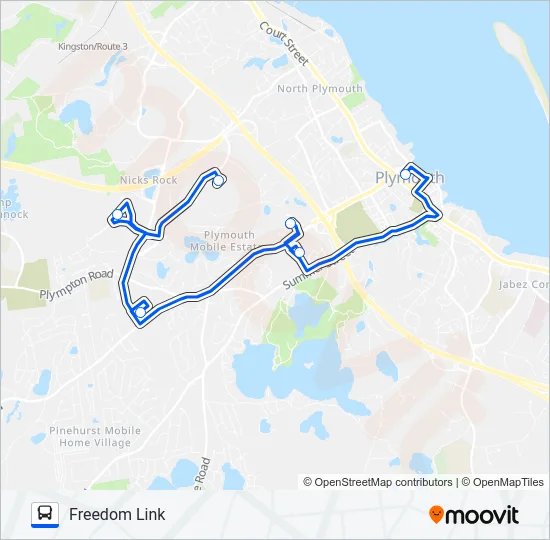 FREEDOM LINK Bus Line Map