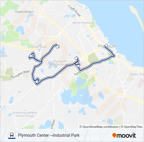 LIBERTY LINK bus Line Map