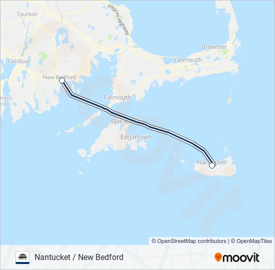 SEASTREAK Ferry Line Map
