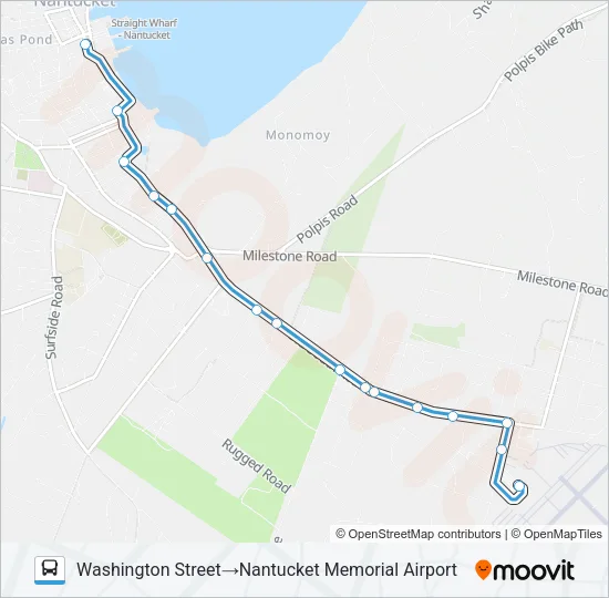 AIRPORT Bus Line Map