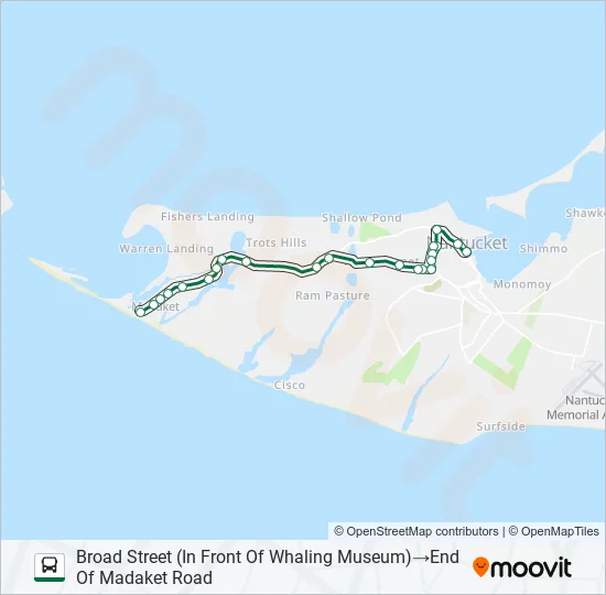 MADAKET ROUTE Bus Line Map