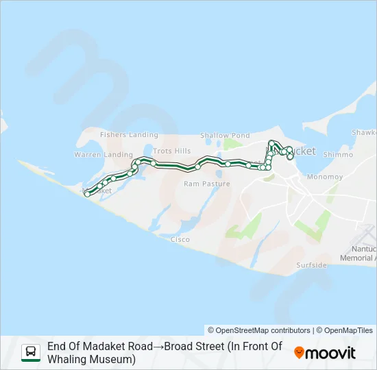 MADAKET ROUTE Bus Line Map