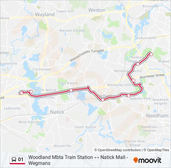 01 bus Line Map