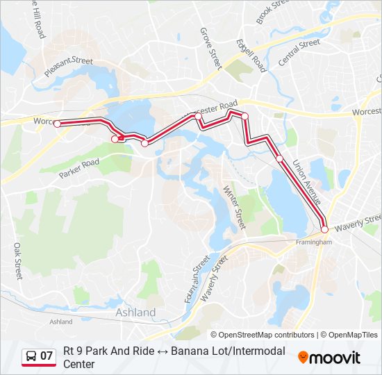 Mapa de 07 de autobús