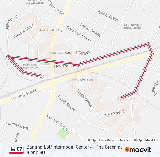 07 bus Line Map