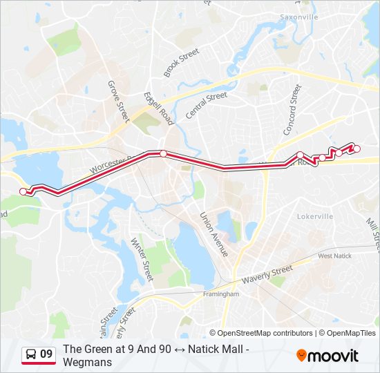 09 bus Line Map