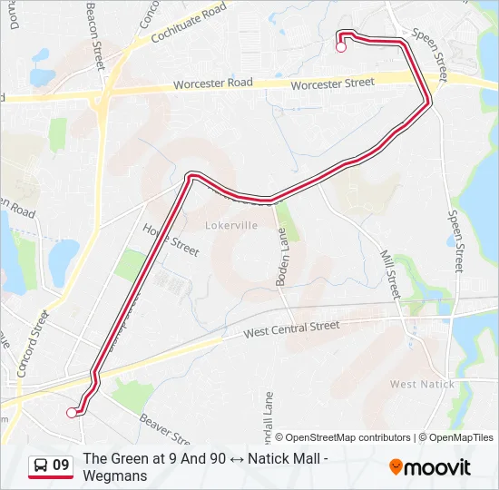 09 Bus Line Map
