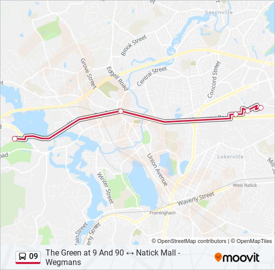 Mapa de 09 de autobús