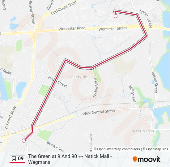 09 Bus Line Map