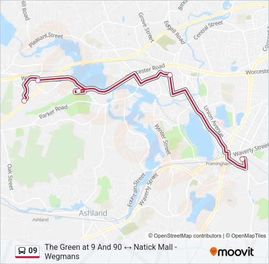 09 bus Line Map