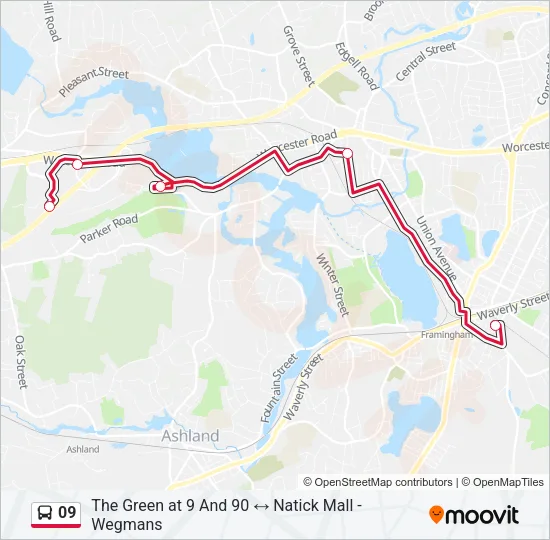 09 Bus Line Map
