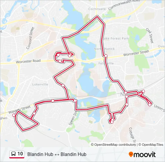 10 Bus Line Map