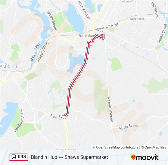 04S Bus Line Map