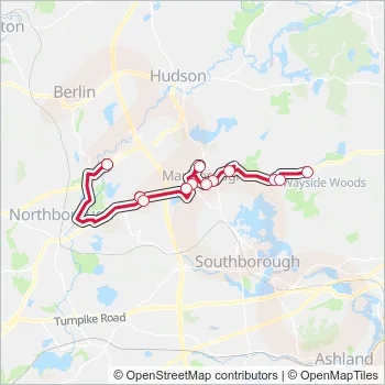 07C Bus Line Map