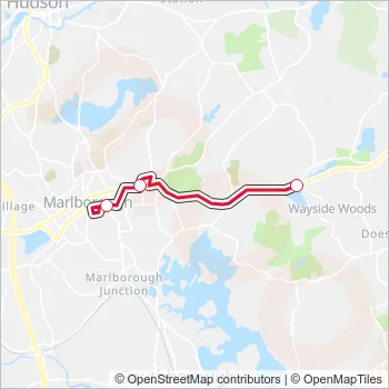 07C Bus Line Map