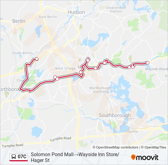 07C bus Line Map