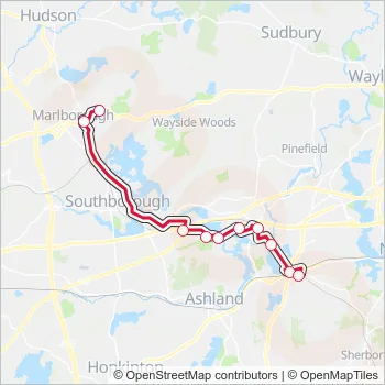 07C Bus Line Map