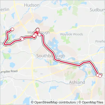 07C Bus Line Map
