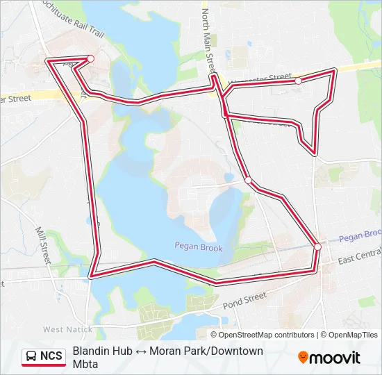 NCS Bus Line Map