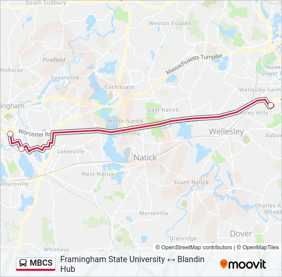 MBCS Bus Line Map
