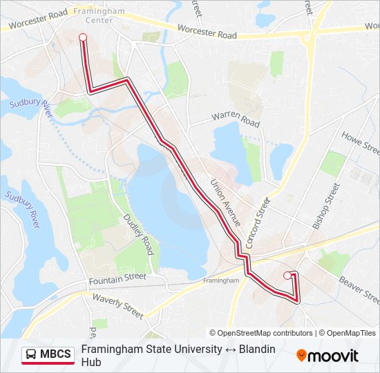 MBCS Bus Line Map