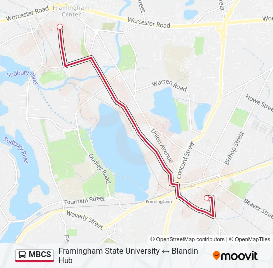 MBCS Bus Line Map