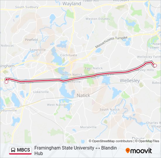 MBCS bus Line Map