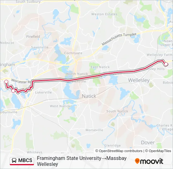 MBCS Bus Line Map