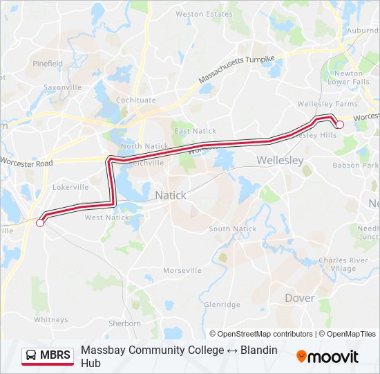 MBRS Bus Line Map