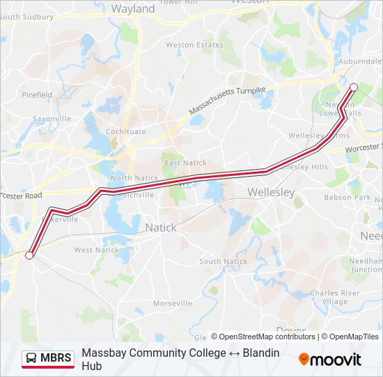 MBRS Bus Line Map