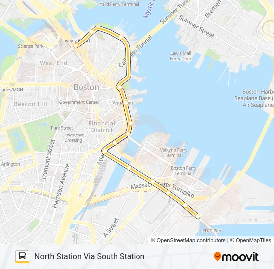 4 Bus Line Map
