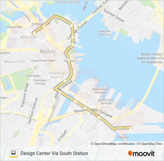 4 Bus Line Map